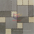 Gery and Beige Color Mixed Marble Mosaic Tile (CFS956)